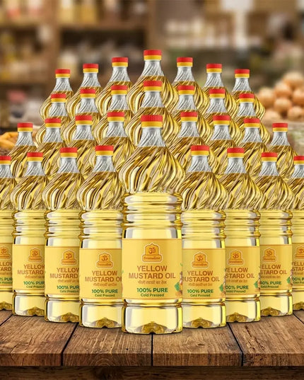 Yellow Mustard Oil (Cold-Pressed Goodness)(Bhakti se Abhimantrit, Shanti se Bhara hua)